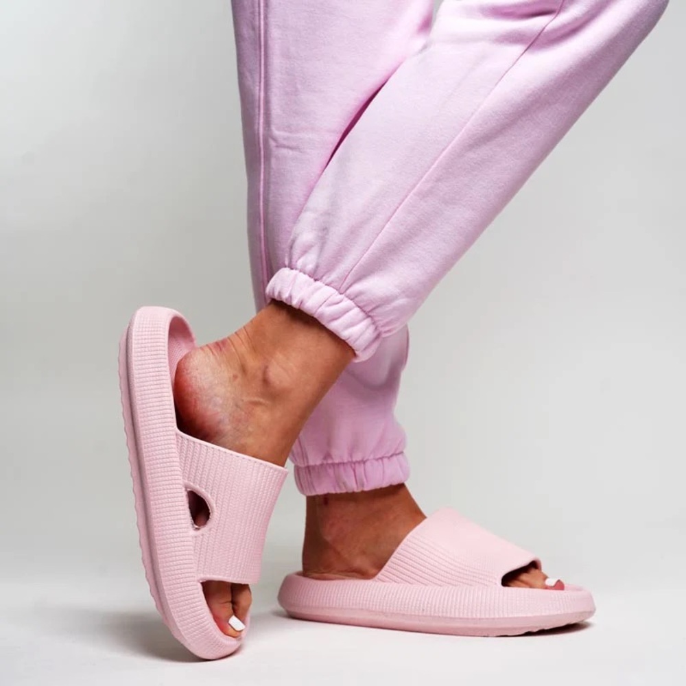 The Cloudies - Pink Slide Sandals